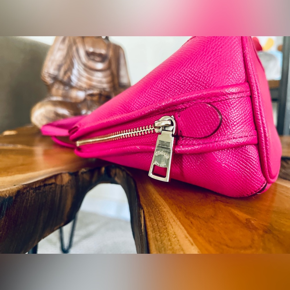 Coach Prince Street Mini Dome Satchel -Fuchsia- 34940 - Picture 14 of 17